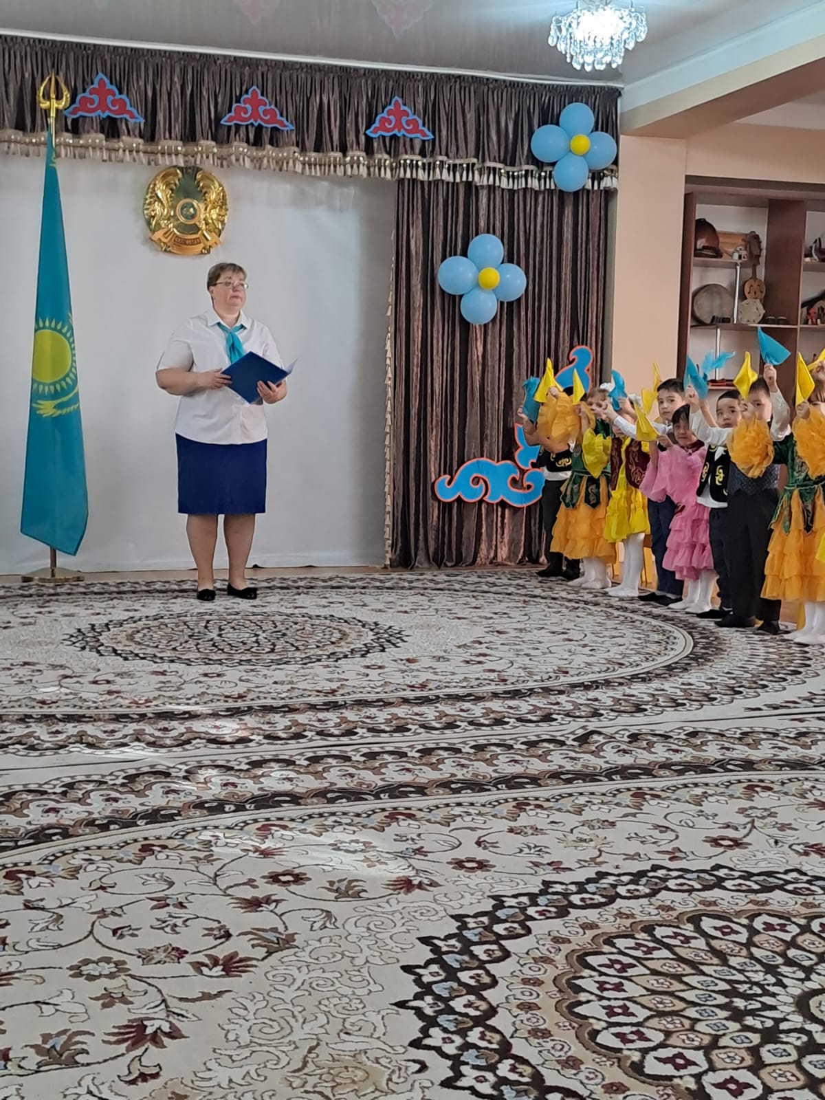 Тематическое ОД в предшкольной группе . Тема: "Мой Казахстан".