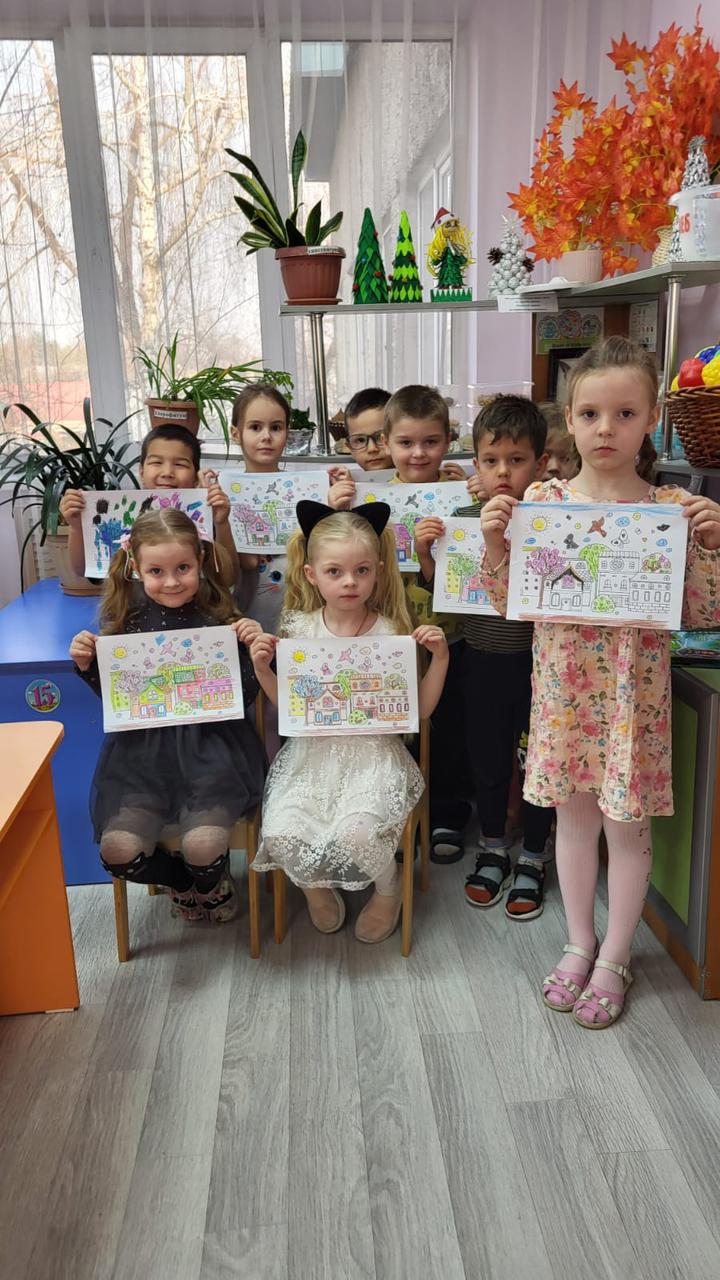 "Жұлдыз" мектепалды даярлық тобына арналған ұйымдастырылған іс-әрекет. Тақырыбы: «Алматы - таза қала» / Организованная деятельность в предшкольной группе: "Жұлдыз" по рисованию. Тема: “Алматы - чистый город”