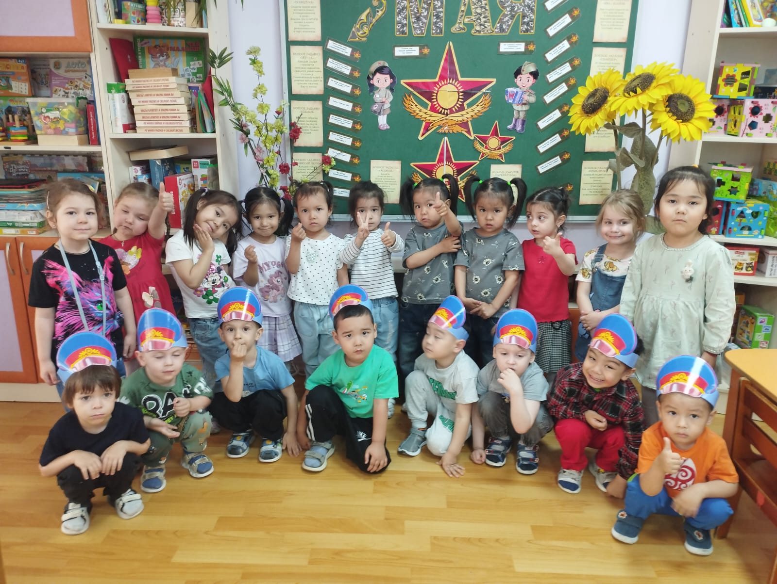 Ортаңғы «Альтаир» тобындағы тақырыптық ұйымдастырылған іс-әрекет. Тақырыбы: «7 мамыр – Отан қорғаушылар күні»./Тематическое ОД в средней группе "Альтаир". Тема:"7 мая День защитников Отечества".